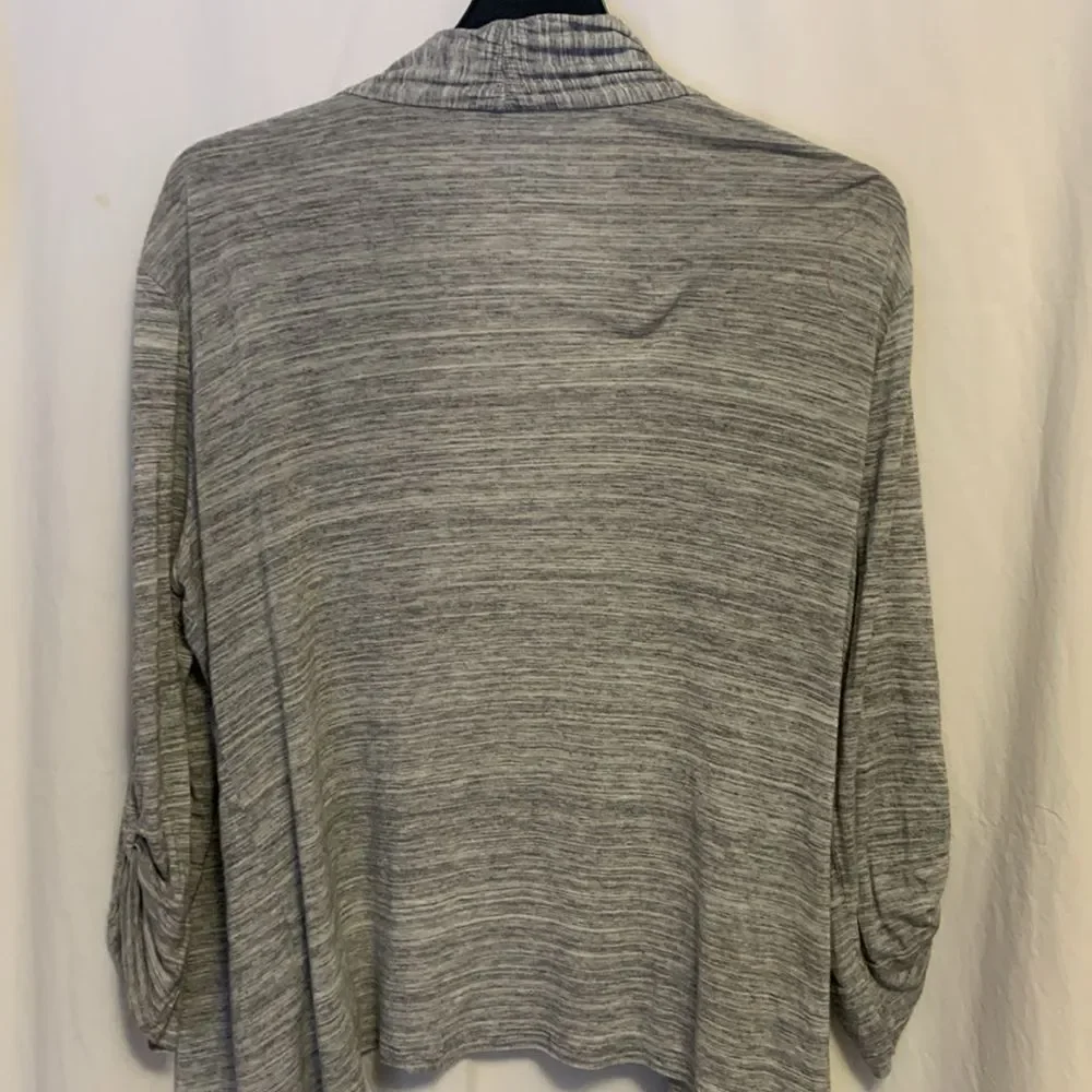 NEW YORK & COMPANY Women's Cardigan and Black Tank Top Chic Layering Set